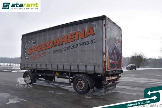 Отворена ремарке със строшен брезент  WEB Trailer Planenanhänger SAF Achsen