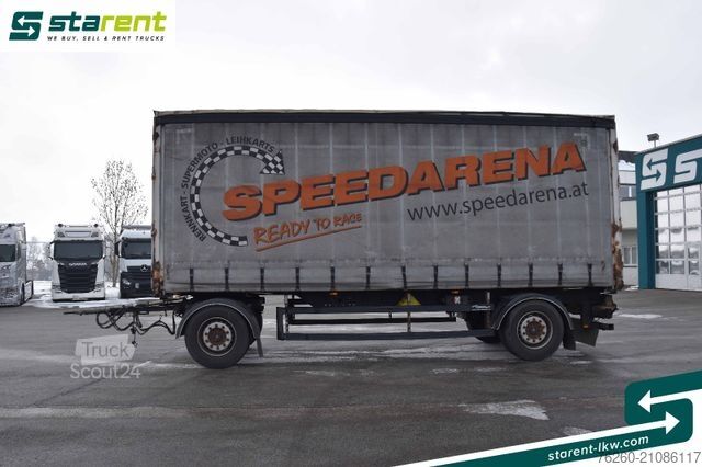 Отворена ремарке със строшен брезент  WEB Trailer Planenanhänger SAF Achsen