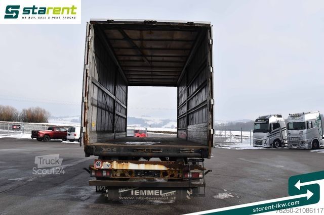 Отворена ремарке със строшен брезент  WEB Trailer Planenanhänger SAF Achsen