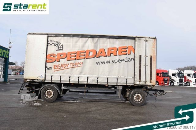 Отворена ремарке със строшен брезент  WEB Trailer Planenanhänger SAF Achsen