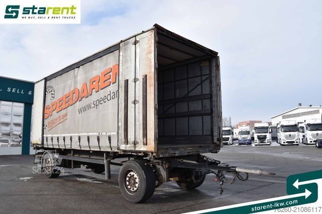 Отворена ремарке със строшен брезент  WEB Trailer Planenanhänger SAF Achsen