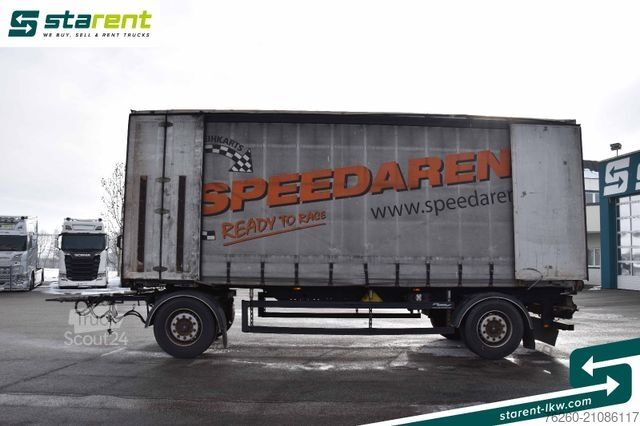 Отворена ремарке със строшен брезент  WEB Trailer Planenanhänger SAF Achsen