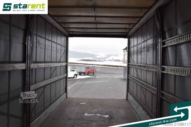 Отворена ремарке със строшен брезент  WEB Trailer Planenanhänger SAF Achsen