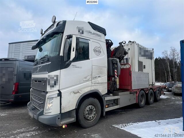 Crane Volvo Fh540 Tridem crane truck w/ 31 t/m Fassi crane wit