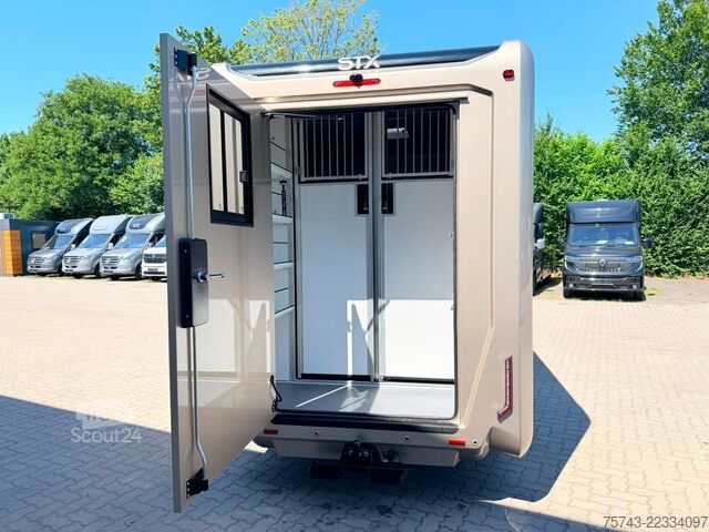 Lopbarības pārvadātājs RENAULT Master STX 5 Sitzer Haras ex. Lang Automatik
