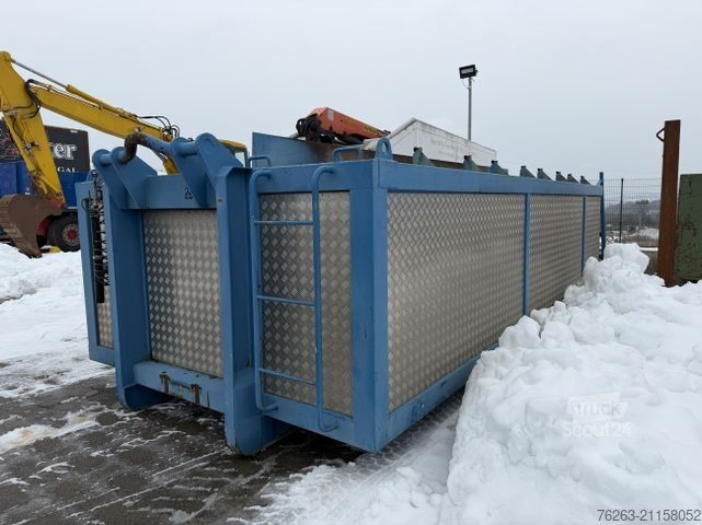 Kroklastebil SCANIA Graber ISOGRA Asphalt Thermo Silo Mulde 15 cbm