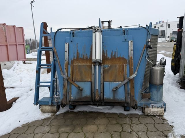 Kroklastebil SCANIA Graber ISOGRA Asphalt Thermo Silo Mulde 15 cbm