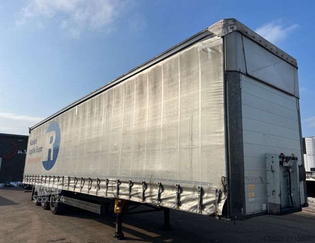 Åpen semitrailer med presenning SCHMITZ CARGOBULL SCB  / Mega / Hubdach / Plane / Edscha