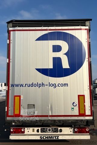Åpen semitrailer med presenning SCHMITZ CARGOBULL SCB  / Mega / Hubdach / Plane / Edscha