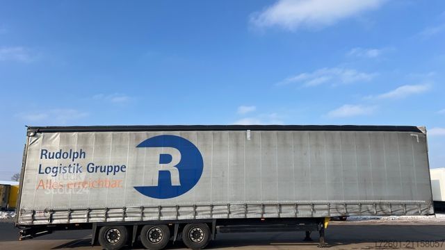 Åpen semitrailer med presenning SCHMITZ CARGOBULL SCB  / Mega / Hubdach / Plane / Edscha