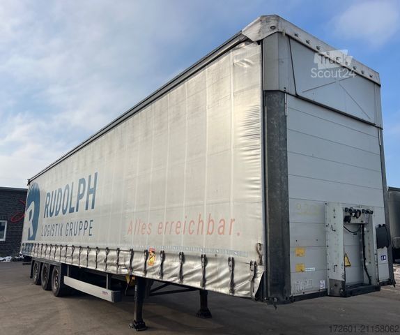 Åpen semitrailer med presenning SCHMITZ CARGOBULL SCB / Mega / Hubdach / Plane / Edscha