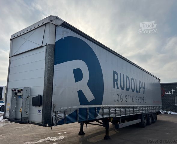 Åpen semitrailer med presenning SCHMITZ CARGOBULL SCB  / Mega / Hubdach / Plane / Edscha