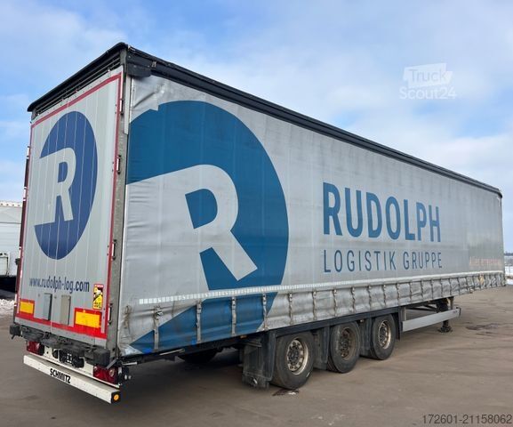 Åpen semitrailer med presenning SCHMITZ CARGOBULL SCB / Mega / Hubdach / Plane / Edscha