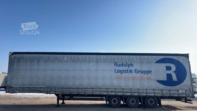Åpen semitrailer med presenning SCHMITZ CARGOBULL SCB  / Mega / Hubdach / Plane / Edscha