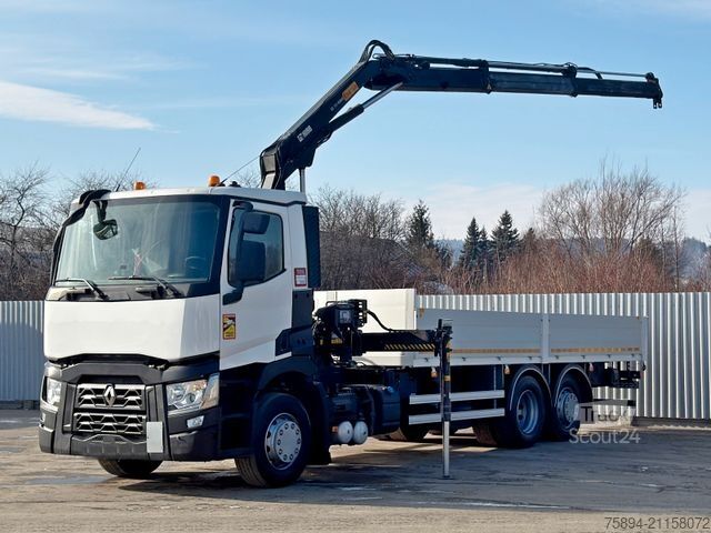 Gru montata su autocarro RENAULT T 380 * HIAB 111 B - 2 HIDUO + FUNK / 6x2!