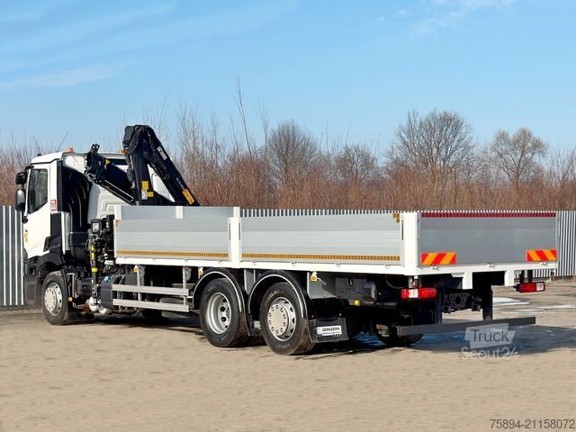 Gru montata su autocarro RENAULT T 380 * HIAB 111 B - 2 HIDUO + FUNK / 6x2!