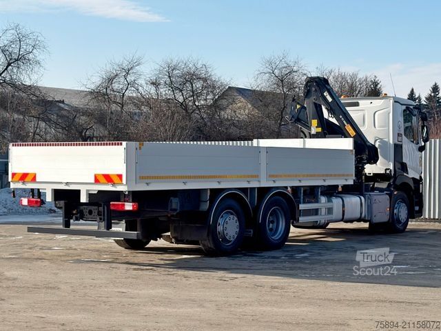 Gru montata su autocarro RENAULT T 380 * HIAB 111 B - 2 HIDUO + FUNK / 6x2!