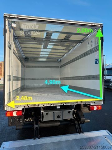 Vrachtwagen met bakwagen MERCEDES-BENZ Atego 821/ isoliert mit Heizfunktion/ 3-Sitzer
