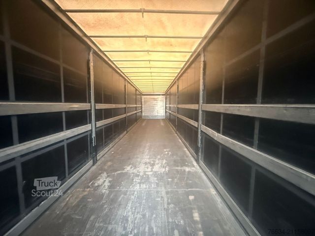 Otvorený náves s plachtou SCHMITZ CARGOBULL SCB S3T Liftachse Palettenkaseten 1A Zustand