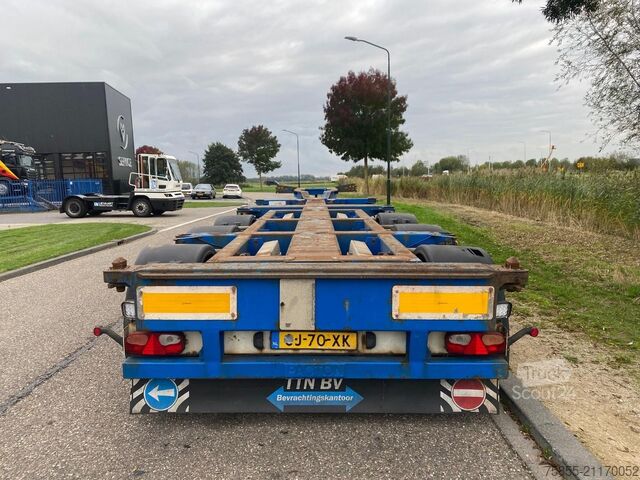 Container transport Pacton T3-010 Multi Chassis / Extendable / BPW Axles /...