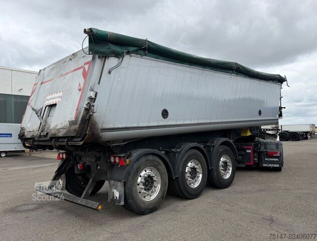Sklopný návěs SCHMITZ CARGOBULL 3-Achs Alu Thermo-Kippmulde Asphalt Lifta. 25m³