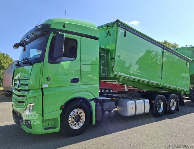 Kipper LKW MERCEDES-BENZ 2745 L 6x2*4 Actros MP5 ACC Alu Getreidekipper