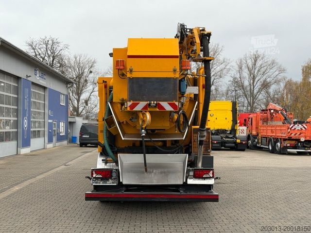 Вакуумний автоцистерна SCANIA R500 8x4 Kanalreiniger Kombi MÜLLER CM 170 KT