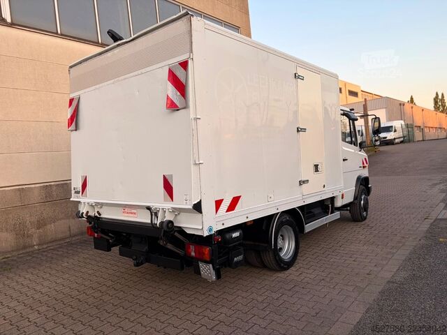 Furgons ar kasti MERCEDES-BENZ Vario PR /616 D*L2/H3*KOFFER*LADEBOARDWAND*TÜV