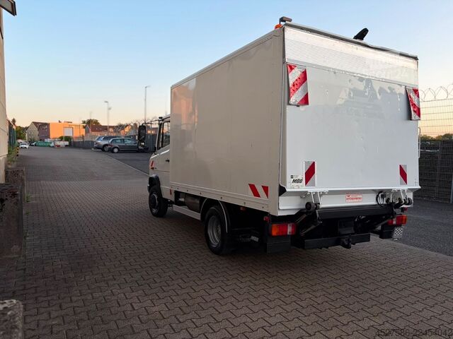 Furgons ar kasti MERCEDES-BENZ Vario PR /616 D*L2/H3*KOFFER*LADEBOARDWAND*TÜV