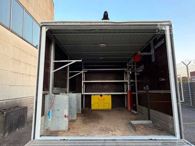 Furgons ar kasti MERCEDES-BENZ Vario PR /616 D*L2/H3*KOFFER*LADEBOARDWAND*TÜV