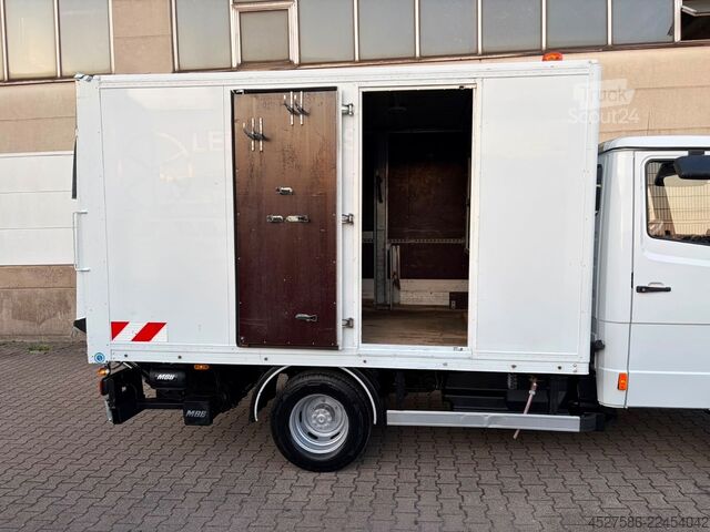 Furgons ar kasti MERCEDES-BENZ Vario PR /616 D*L2/H3*KOFFER*LADEBOARDWAND*TÜV