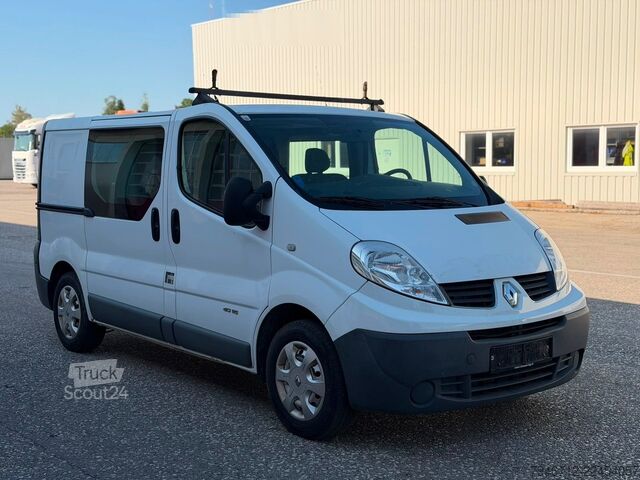 Microbuz RENAULT Trafic Kasten DOKA 6 Sitzer Klima TÜV AHK *2014*