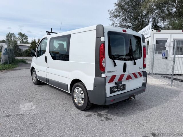 Minibus RENAULT Trafic Kasten DOKA 6 Sitzer Klima AHK *TÜV NEU*