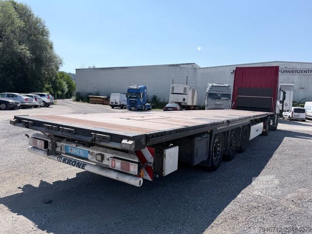 مقطورة نصفية مفتوحة مع قماش مشمع KRONE SD Seitenplanen Curtainsider Plateau *2019*