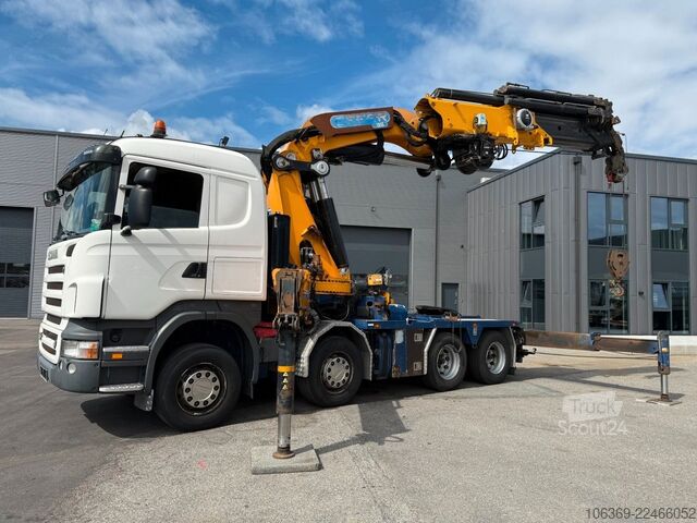 Standard trekkvogn SCANIA R500 8X4 Kran / Crane EFFER 1355 8/S Winch