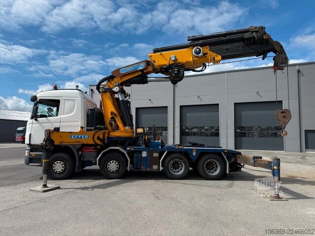Standard trekkvogn SCANIA R500 8X4 Kran / Crane EFFER 1355 8/S Winch