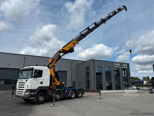 Standard trekkvogn SCANIA R500 8X4 Kran / Crane EFFER 1355 8/S Winch