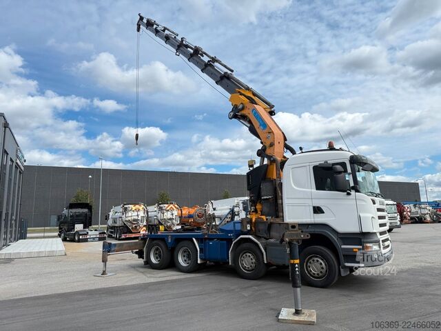 Standard trekkvogn SCANIA R500 8X4 Kran / Crane EFFER 1355 8/S Winch