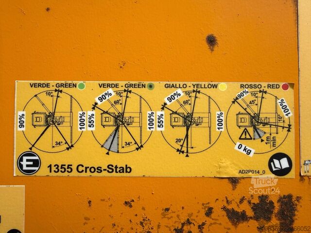 Standard trekkvogn SCANIA R500 8X4 Kran / Crane EFFER 1355 8/S Winch