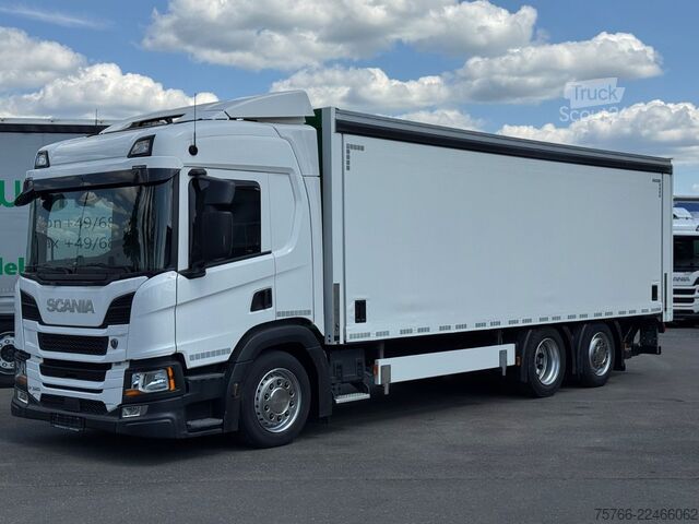 Камион за напитки SCANIA P 320 / LBW / 2 x AHK / LENKACHSE / 18 PAL