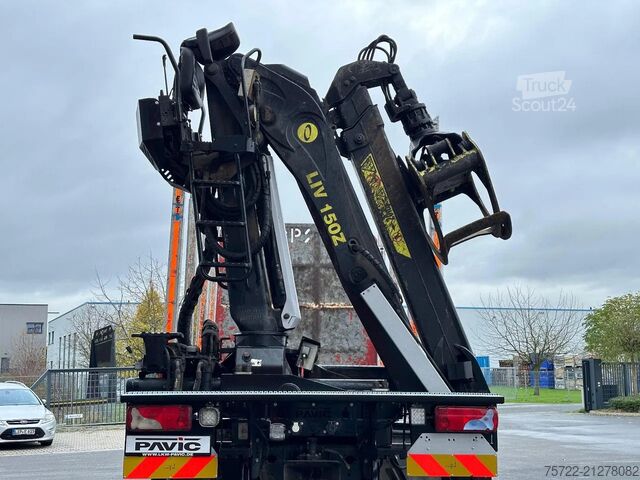 Transportator de lemn MAN TGX 26.500 6x4 BL Kurzholz TajfunLIV 150Z 9,6