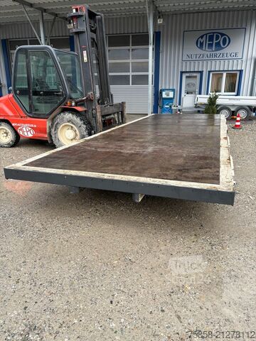 Caisse mobile ouverte Krone 7,45m BDF Plattform mehrfach vorhanden