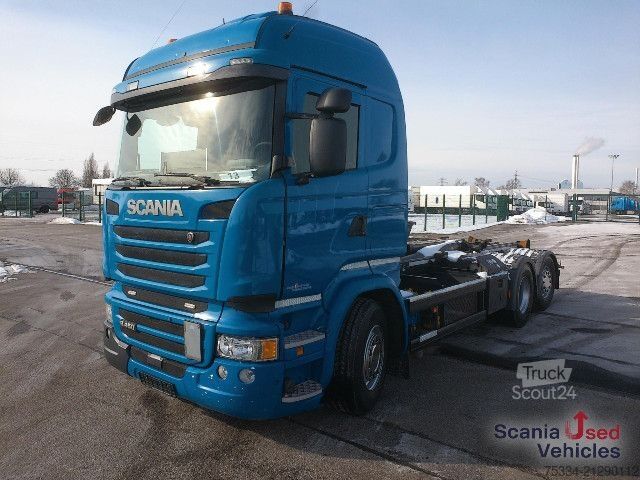 Camion scarrabile Scania R 450 LB6x2*4HNA Abrollkipper Meiller RK20.65