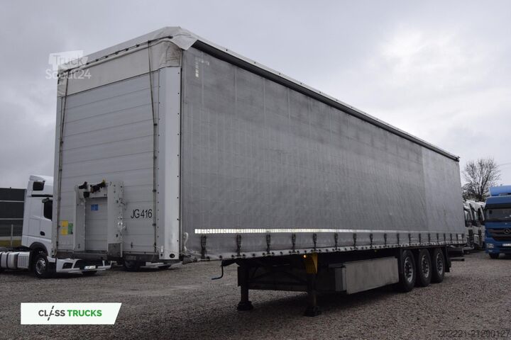 Semirremolque abierto con toldo SCHMITZ CARGOBULL SCS24/L Lifting Axle