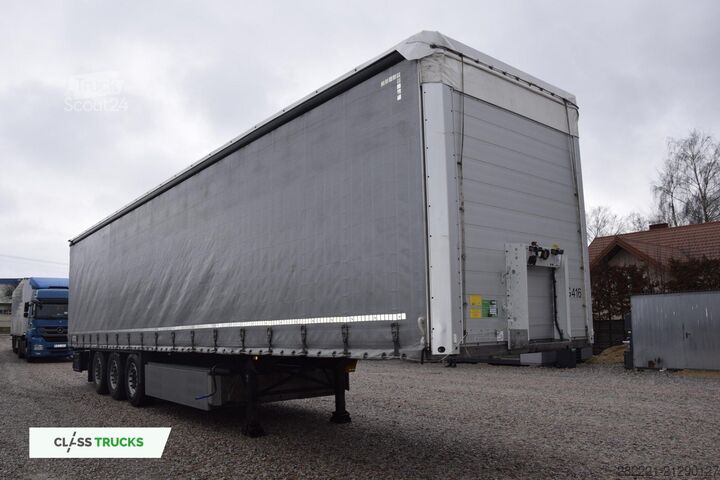 Semirremolque abierto con toldo SCHMITZ CARGOBULL SCS24/L Lifting Axle