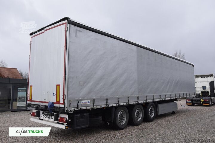 Semirremolque abierto con toldo SCHMITZ CARGOBULL SCS24/L Lifting Axle