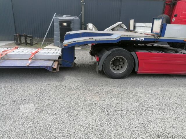 Tiefladeplattform CAMRO CN 26.20B low-bed semi-trailer/ Tiefbett
