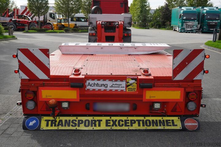 Nizka platforma Kässbohrer LB2 TIEF-BETT low loader semi-trailer /