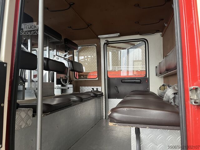 Camião de bombeiros Mercedes-Benz 1222 F, 4x2, Doka, LF16 Feuerwehrfahrzeu