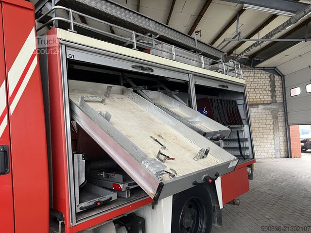 Camião de bombeiros Mercedes-Benz 1222 F, 4x2, Doka, LF16 Feuerwehrfahrzeu